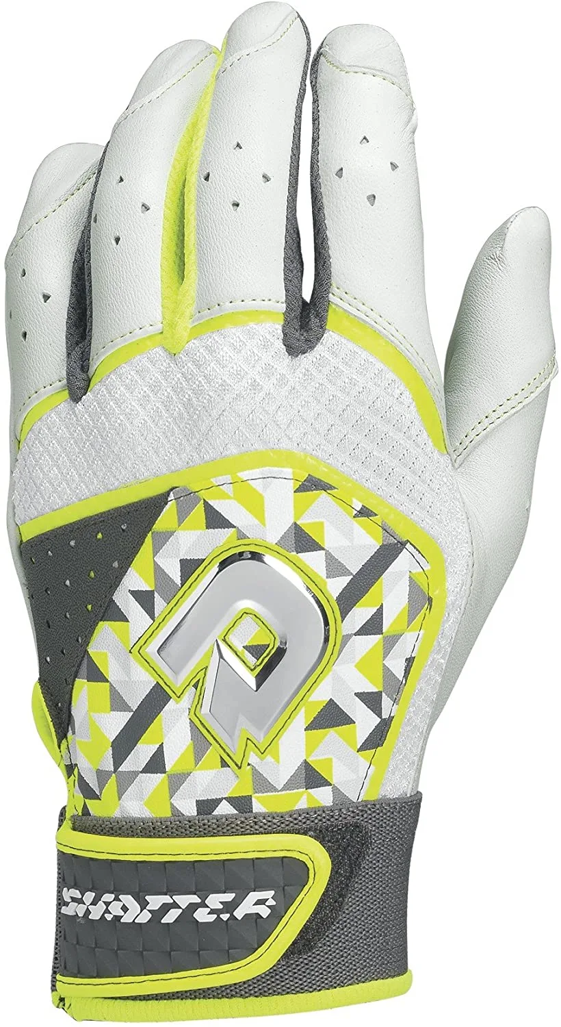New DeMarini Shatter Batting Gloves Dark Optic/White Adult XX-Large 1 New DeMarini Shatter Batting Gloves Dark Optic/White Adult XX-Large