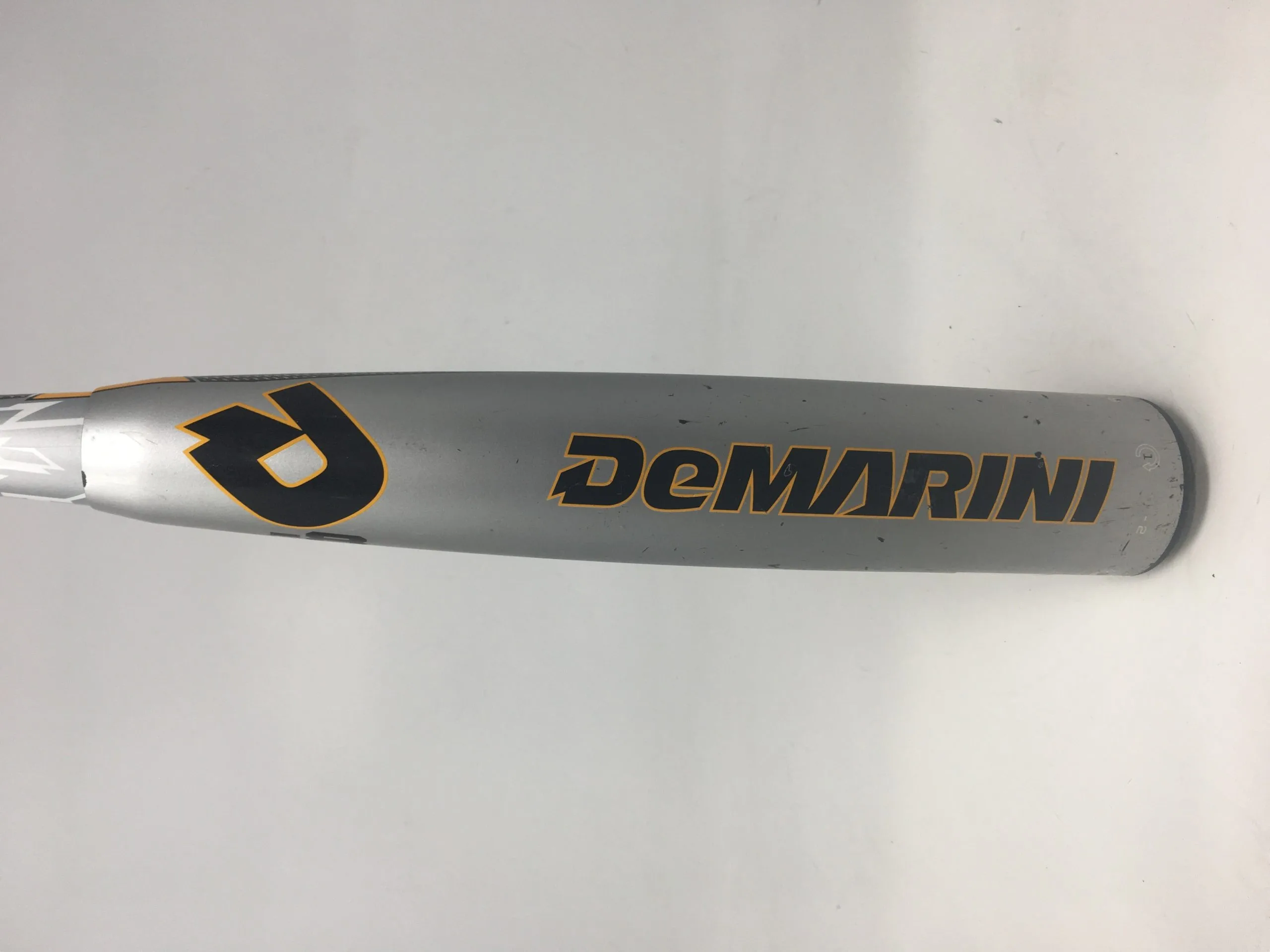 Used DeMarini CF4 30/22 CFR11 2 5/8" Senior League Baseball Bat Silver 2 Used DeMarini CF4 30/22 CFR11 2 5/8" Senior League Baseball Bat Silver - Image 2