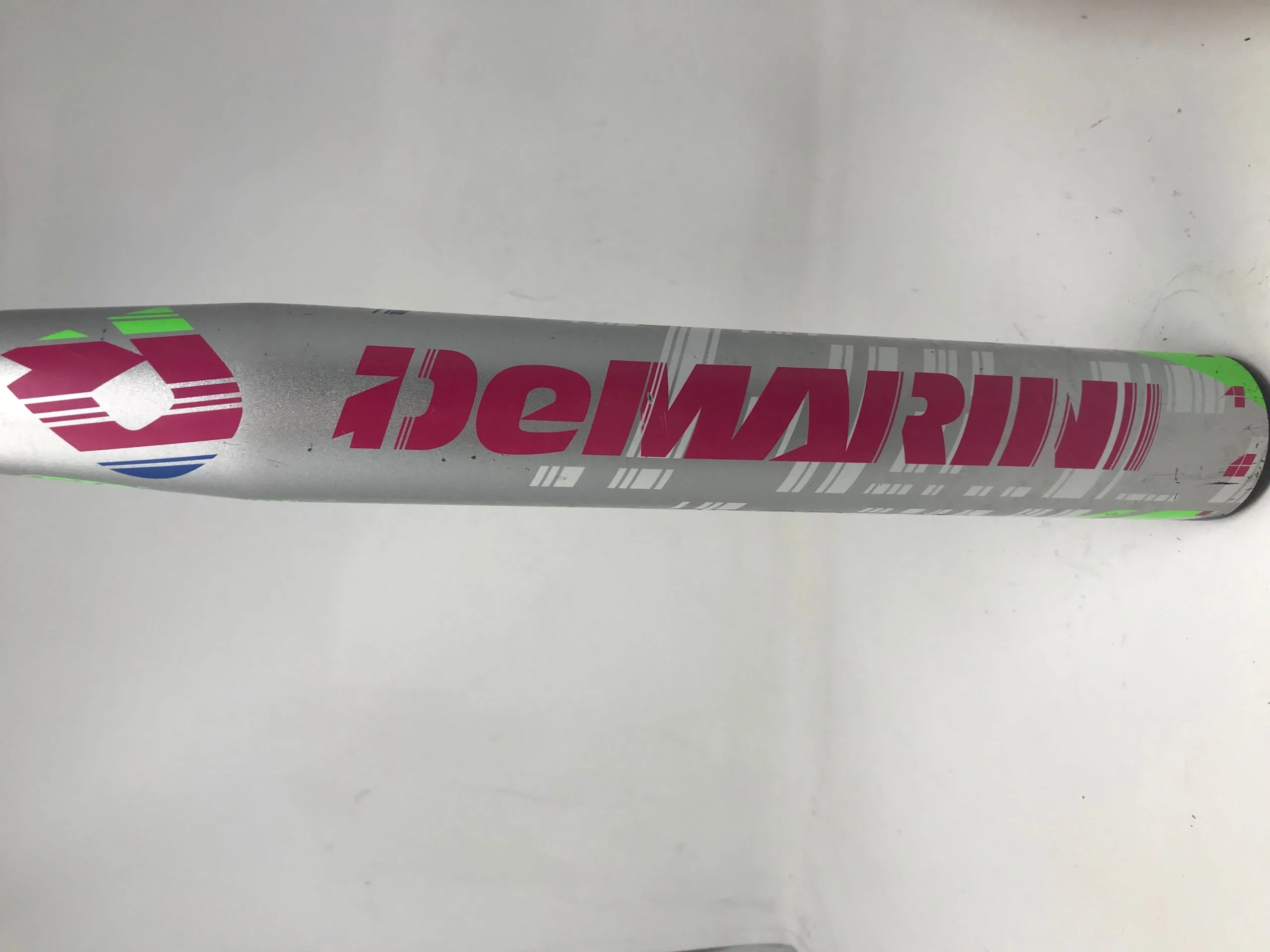 Used DeMarini CF7 CFS15 31/20 Fastpitch Softball Bat 2 1/4" Silver/Pink/Blue 2 Used DeMarini CF7 CFS15 31/20 Fastpitch Softball Bat 2 1/4" Silver/Pink/Blue - Image 2