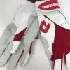 New DeMarini Fastpitch Mercy Batting Gloves White/Red Women's Adult Small