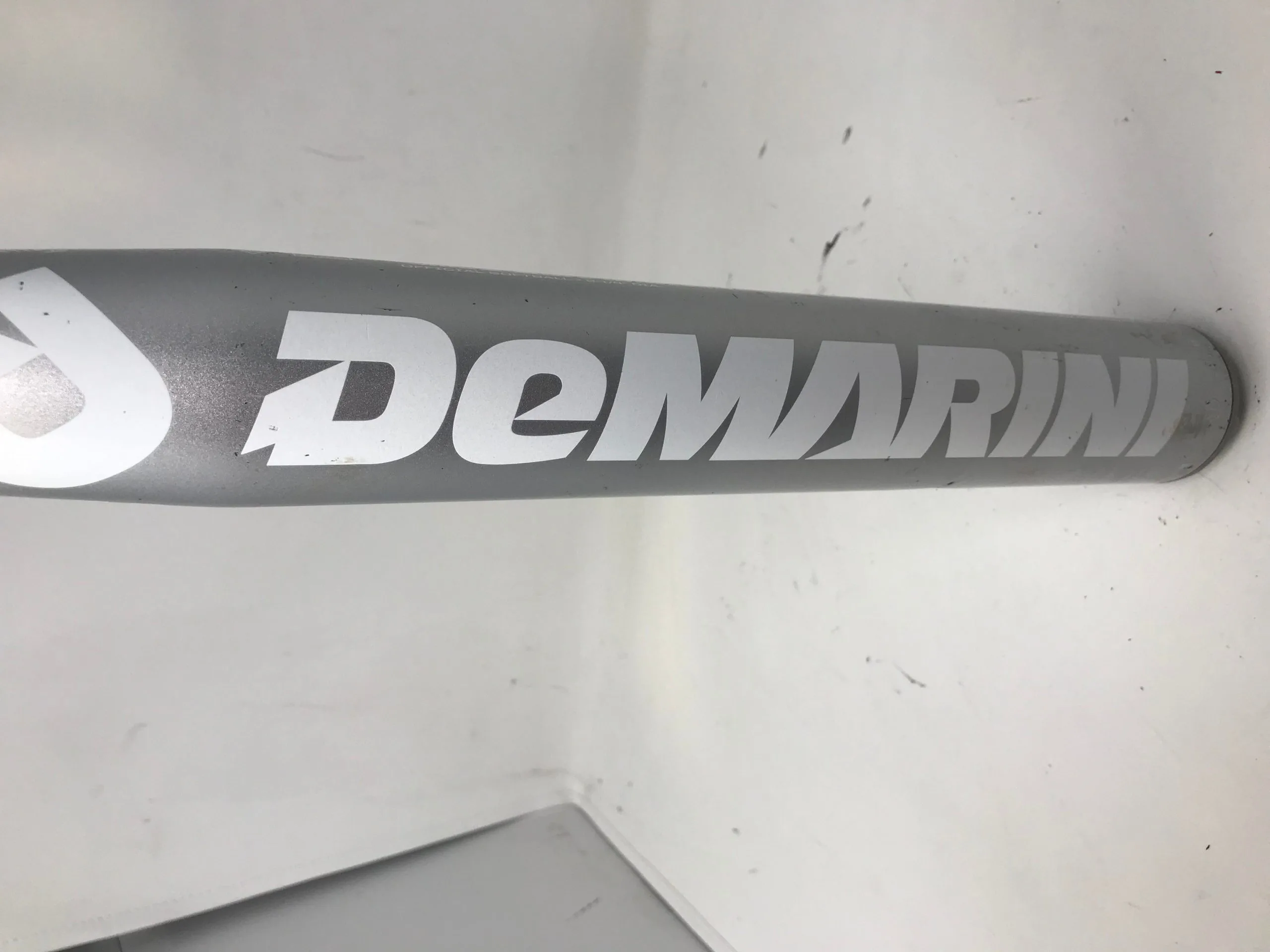 Used DeMarini CF6 Sprite 30/19 CFS14 Fastpitch Softball Bat Silver Blue Sprite 2 Used DeMarini CF6 Sprite 30/19 CFS14 Fastpitch Softball Bat Silver Blue Sprite - Image 2