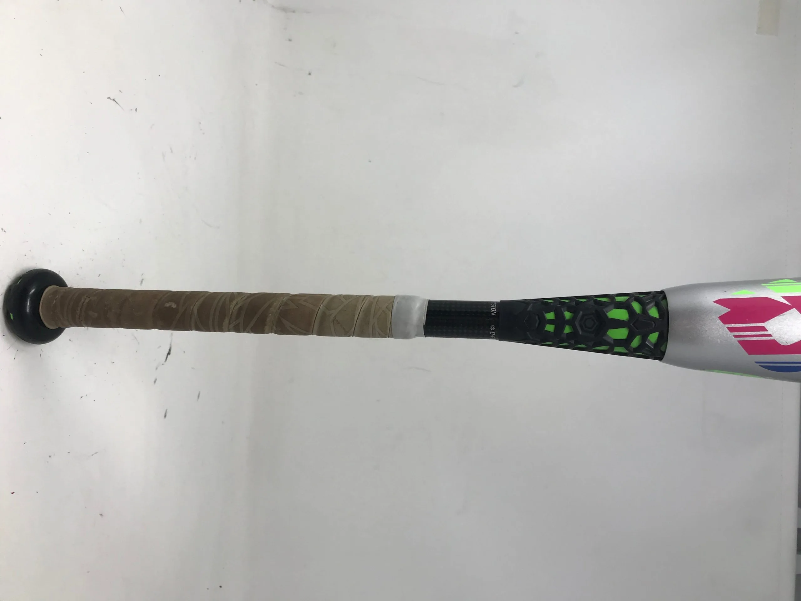 Used DeMarini CF7 CFS15 30/19 Fastpitch Softball Bat 2 1/4" Silver/Pink/Blue 3 Used DeMarini CF7 CFS15 30/19 Fastpitch Softball Bat 2 1/4" Silver/Pink/Blue - Image 3