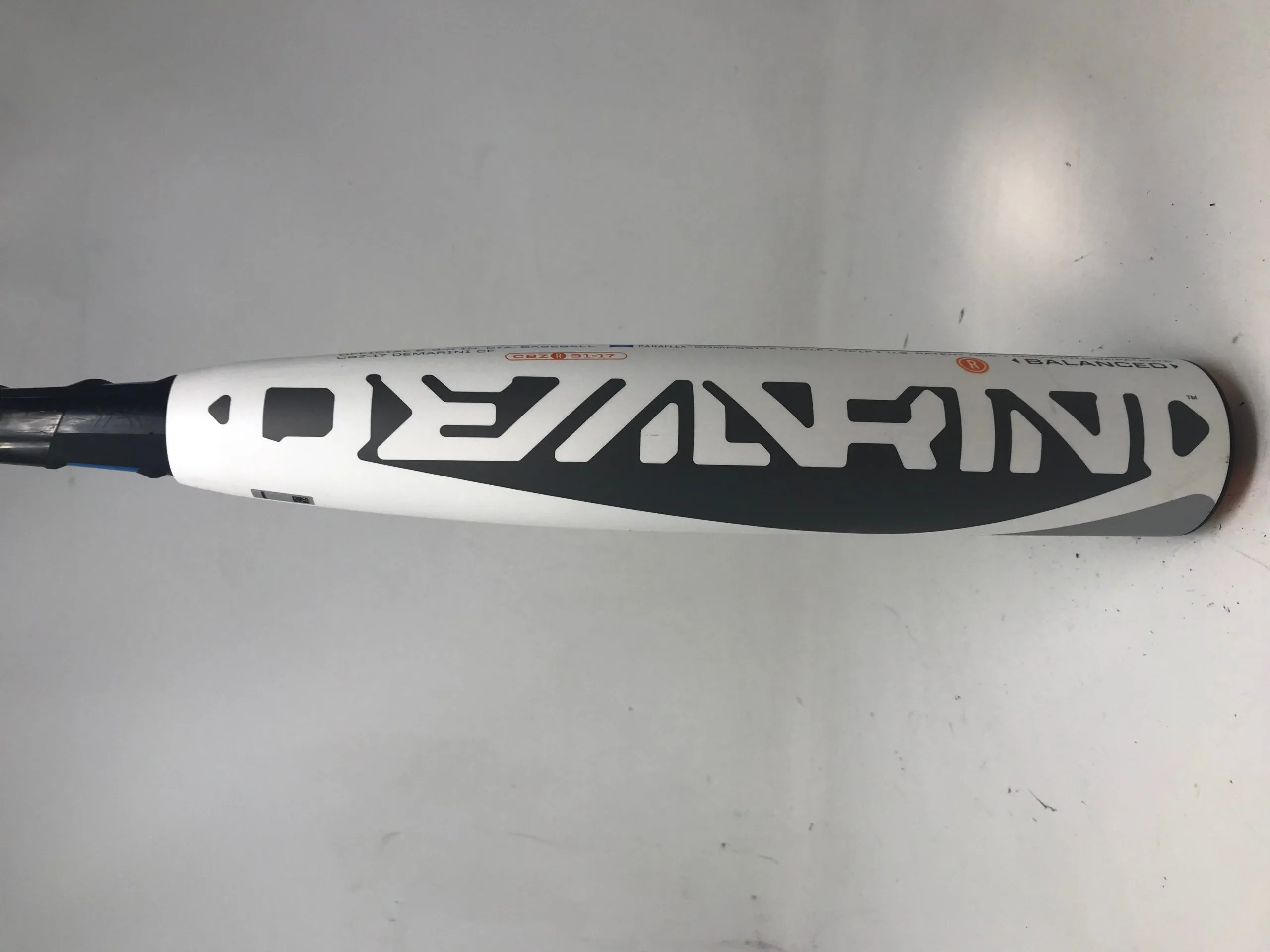Used1 RETOOLED! DeMarini Zen Zero White CBZR-17 31/21 Senior Baseball Bat 2 3/4" 2 Used1 RETOOLED! DeMarini Zen Zero White CBZR-17 31/21 Senior Baseball Bat 2 3/4" - Image 2