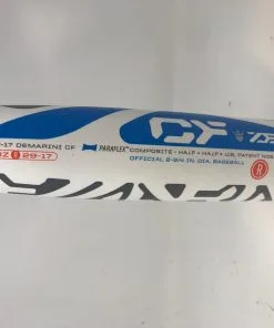 Used1 RETOOLED! DeMarini Zen Zero White CBZR-17 29/19 Senior Baseball Bat 2 3/4"