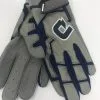 New DeMarini WTA6350NA Adult Batting Glove Large Gray/Navy