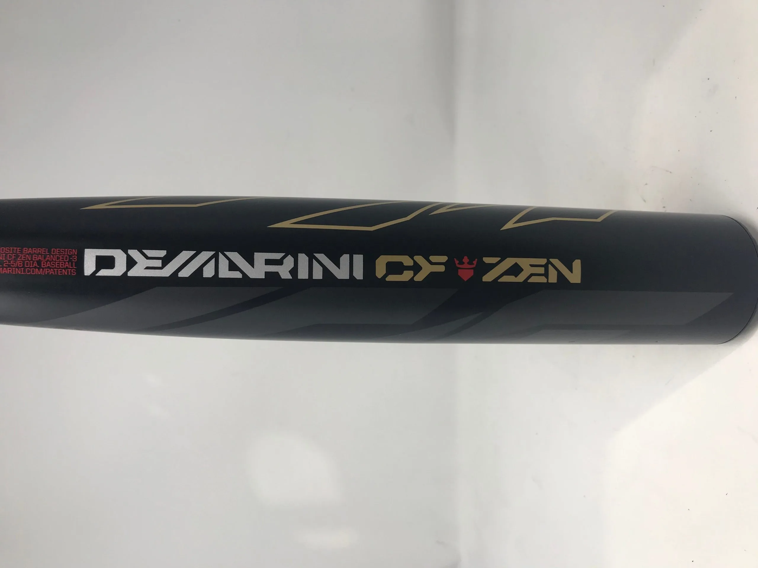 Used, DeMarini, CBC-19 33/30 CF Zen BBCOR Baseball Bat 2 5/8" 2019 Black/Red 2 Used, DeMarini, CBC-19 33/30 CF Zen BBCOR Baseball Bat 2 5/8" 2019 Black/Red - Image 2