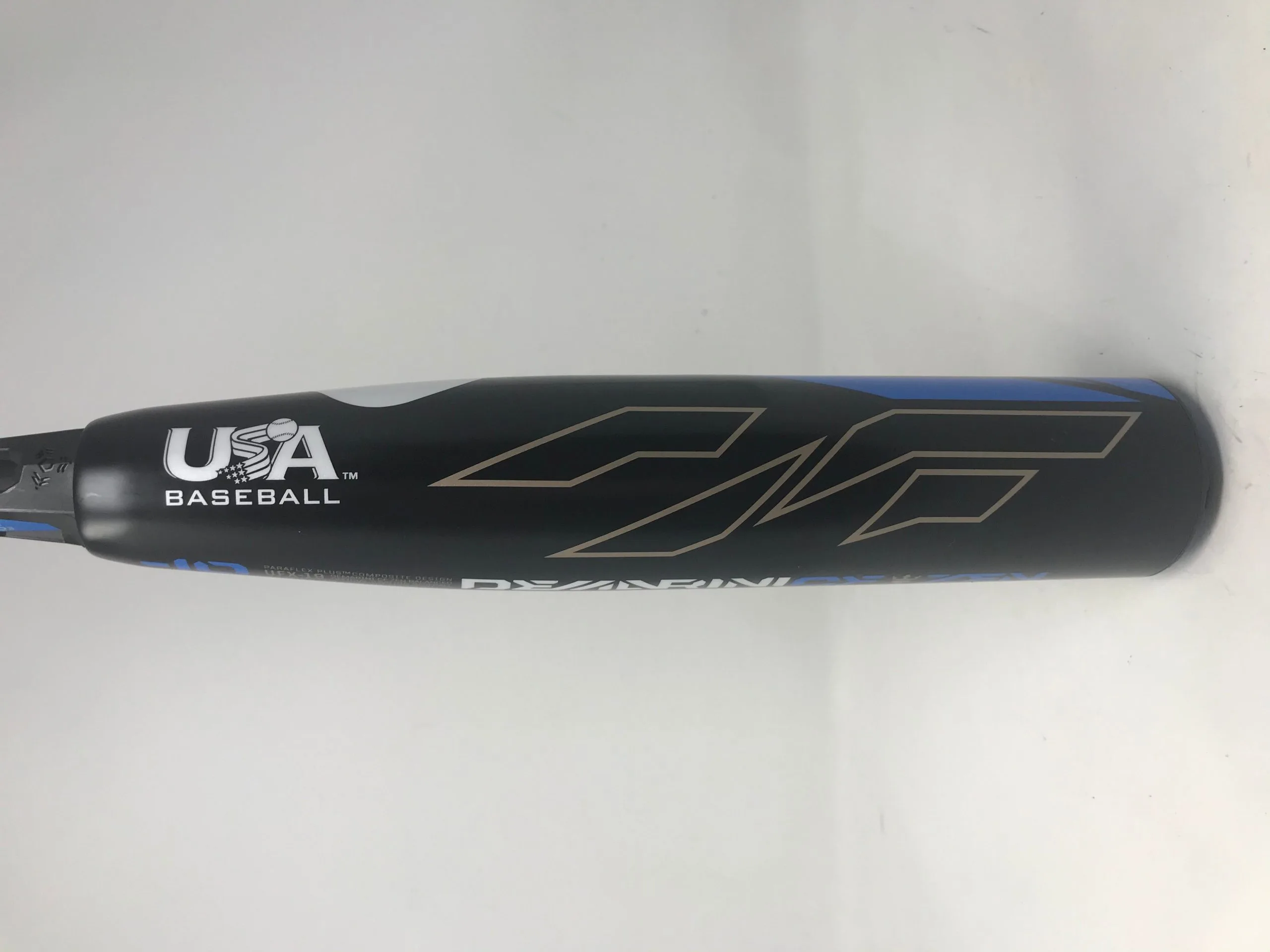 Used, DeMarini CF Zen UFX-19 30/20 USA Baseball Bat 2 5/8" Black/Blue 1 Used, DeMarini CF Zen UFX-19 30/20 USA Baseball Bat 2 5/8" Black/Blue