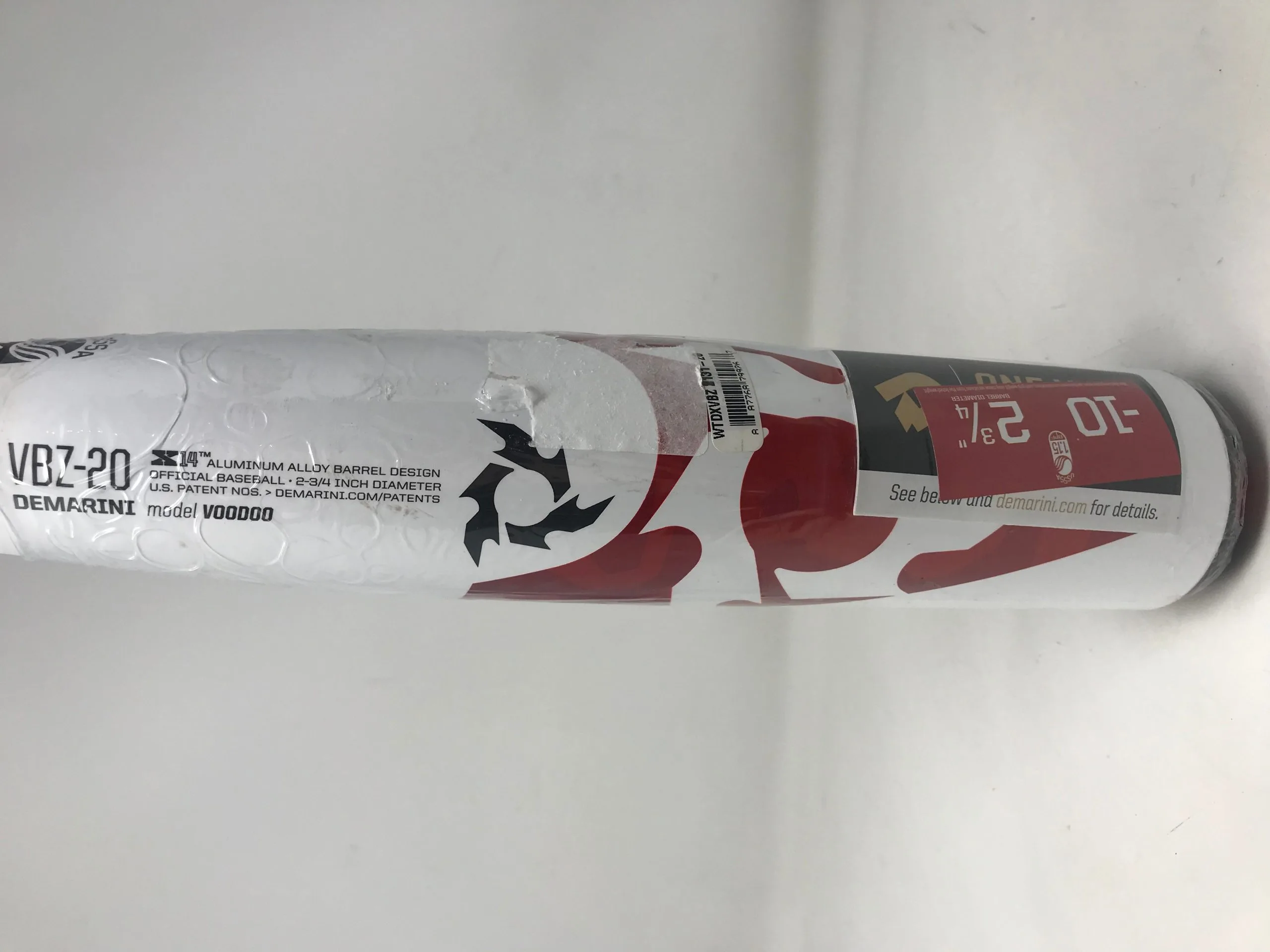 New DeMarini Vodooo Balanced VBZ-20 Senior League Baseball Bat 2 3/4" 2018 7 New DeMarini Vodooo Balanced VBZ-20 Senior League Baseball Bat 2 3/4" 2018 - Image 7
