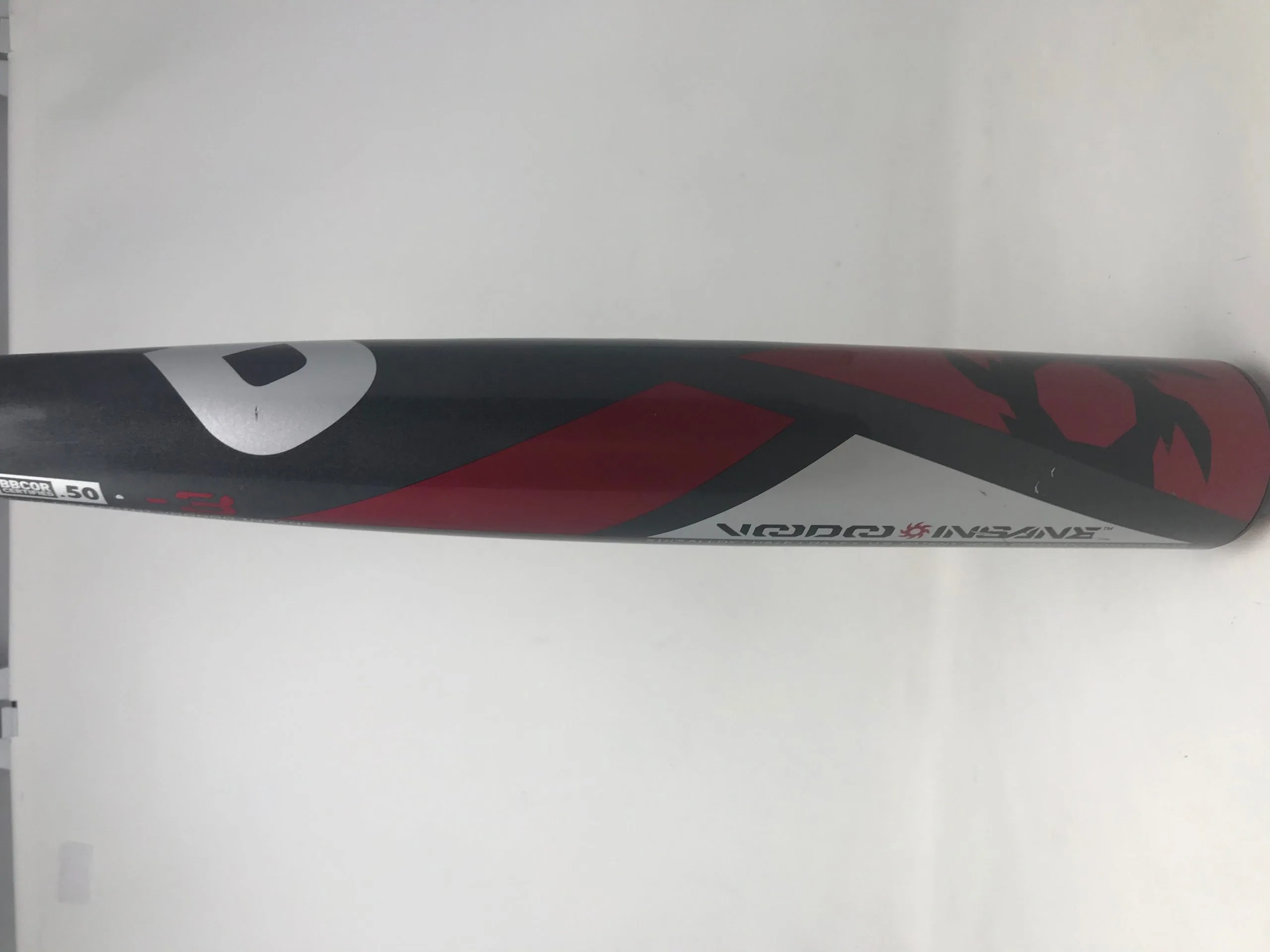 Used DeMarini Voodoo Insane BBCOR Baseball Bat, VIC-17 34/31, 2017 Model Drop -3 1 Used DeMarini Voodoo Insane BBCOR Baseball Bat, VIC-17 34/31, 2017 Model Drop -3