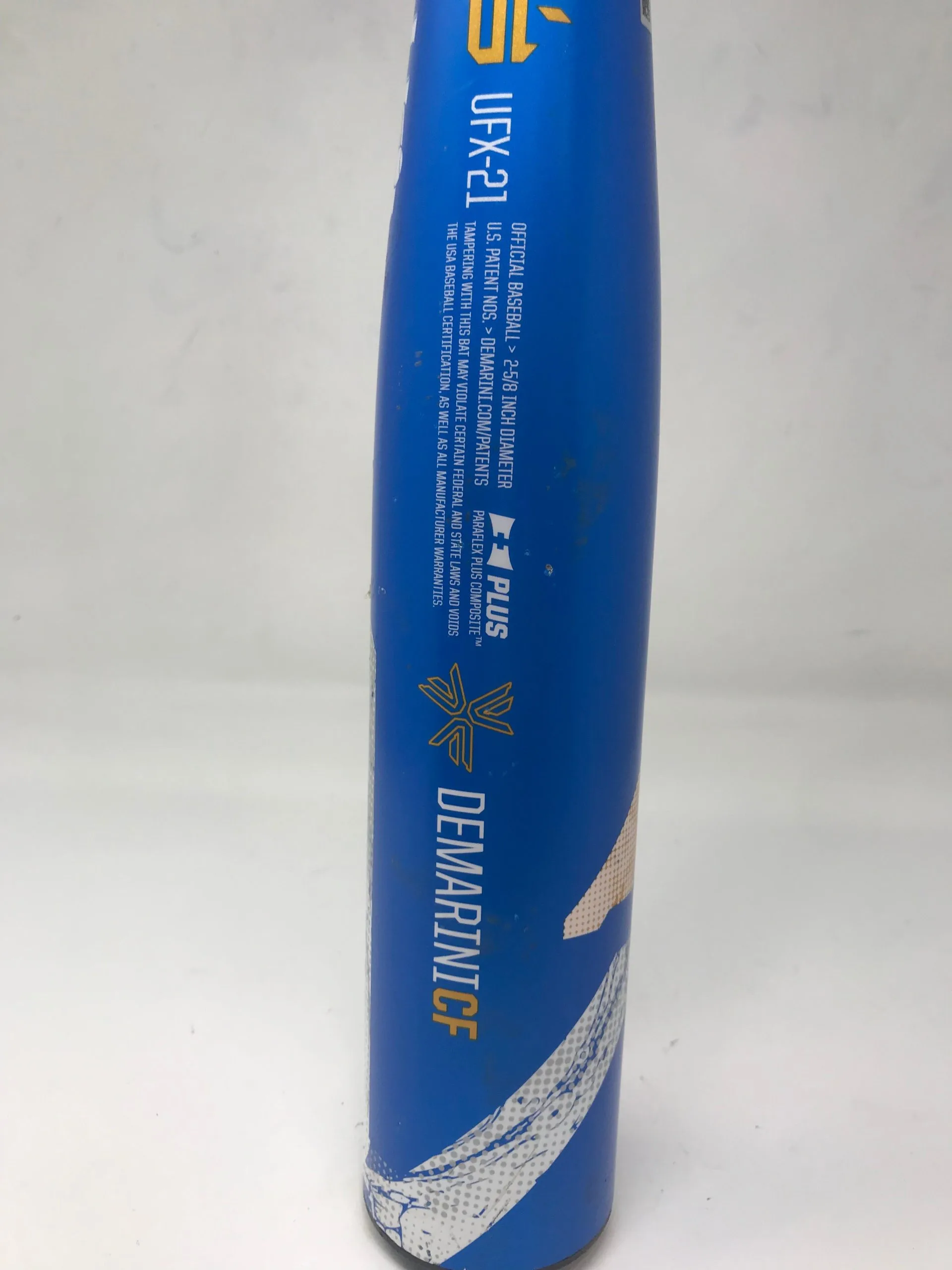 Used DeMarini CF -10 USA Baseball Bat 30/20 Blue/White/Gold 2 Used DeMarini CF -10 USA Baseball Bat 30/20 Blue/White/Gold - Image 2