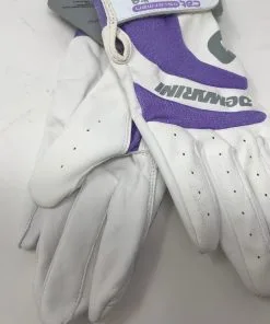 New DeMarini WTA6040 Girls Medium Batting Glove Purple/White