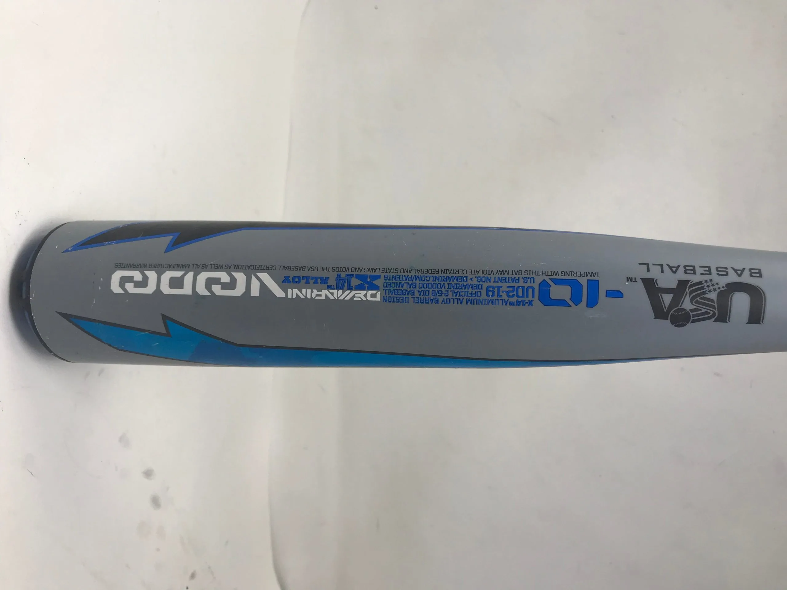 Used DeMarini UD2-19 29/19 Voodoo Little League Baseball Bat 2 5/8" USA 2 Used DeMarini UD2-19 29/19 Voodoo Little League Baseball Bat 2 5/8" USA - Image 2