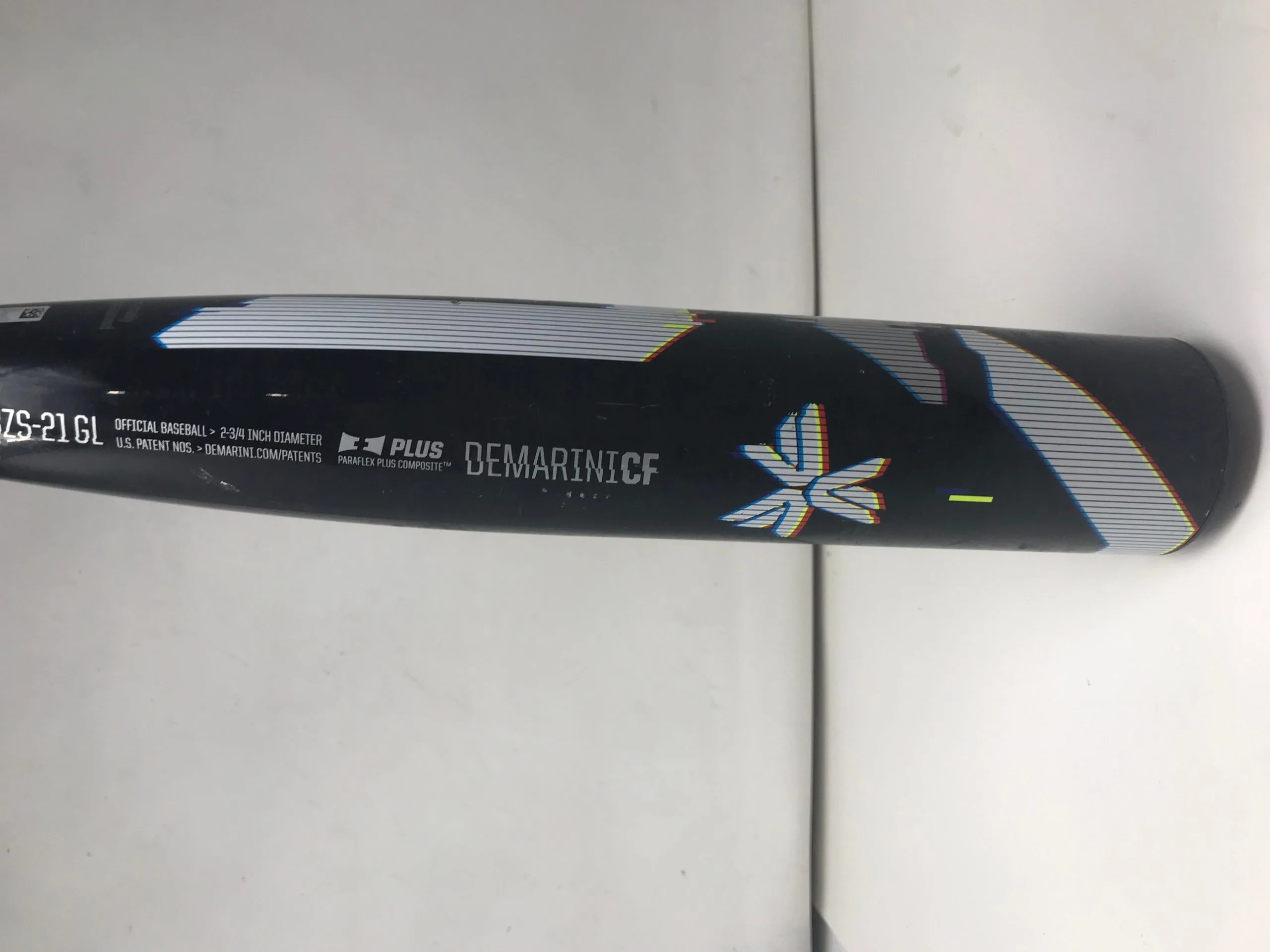 Used, DeMarini 2021 Glitch (-8) Senior League 2 3/4" Baseball Bat 30/22 Blk/Slvr 2 Used, DeMarini 2021 Glitch (-8) Senior League 2 3/4" Baseball Bat 30/22 Blk/Slvr - Image 2