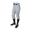 New DeMarini Women's Standard Fierce Belted Pant Softball Small Gray