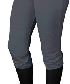New DeMarini Women's Standard Fierce Belted Pant Softball Medium Charcoal