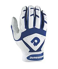 New DeMarini Insane Batting Gloves Royal/White Men's Adult Medium