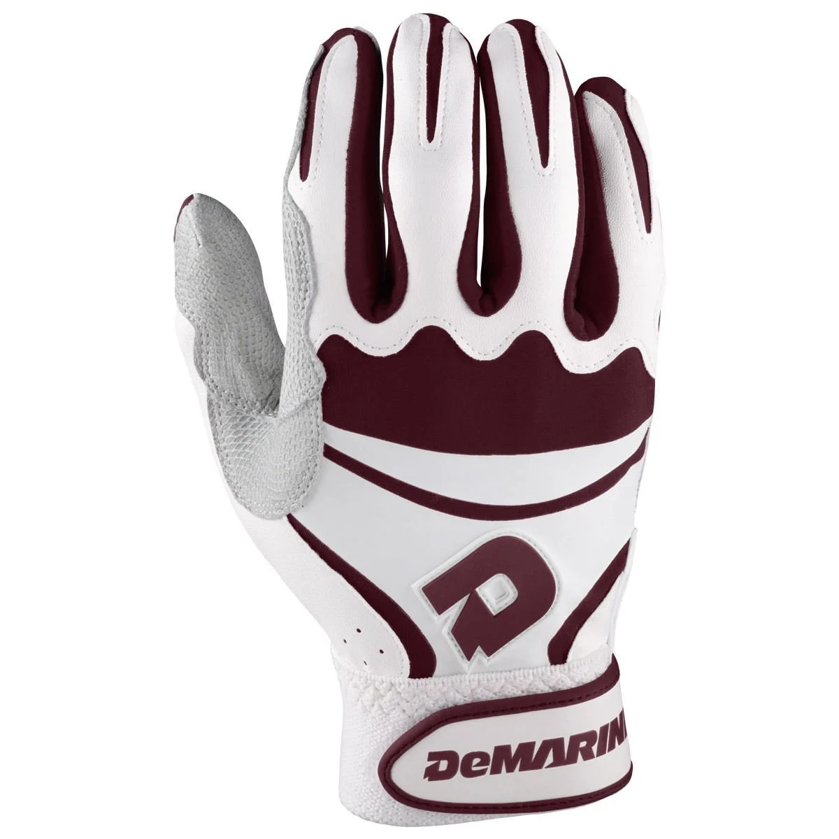 New DeMarini Insane Batting Gloves Maroon/White Men's Adult XX-Large 1 New DeMarini Insane Batting Gloves Maroon/White Men's Adult XX-Large