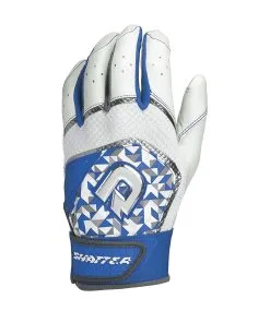 New DeMarini Shatter Batting Gloves Royal/White Adult Small
