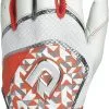 New DeMarini Shatter Batting Gloves Dark Orange/White Adult XX-Large