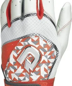 New DeMarini Shatter Batting Gloves Dark Orange/White Adult XX-Large