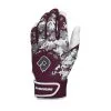 New DeMarini Men's Digi Camo II Batting Gloves Maroon/White XX-Large