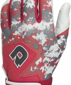 New Other DeMarini Digi Camo II Youth Batting Gloves Red/Camo Small