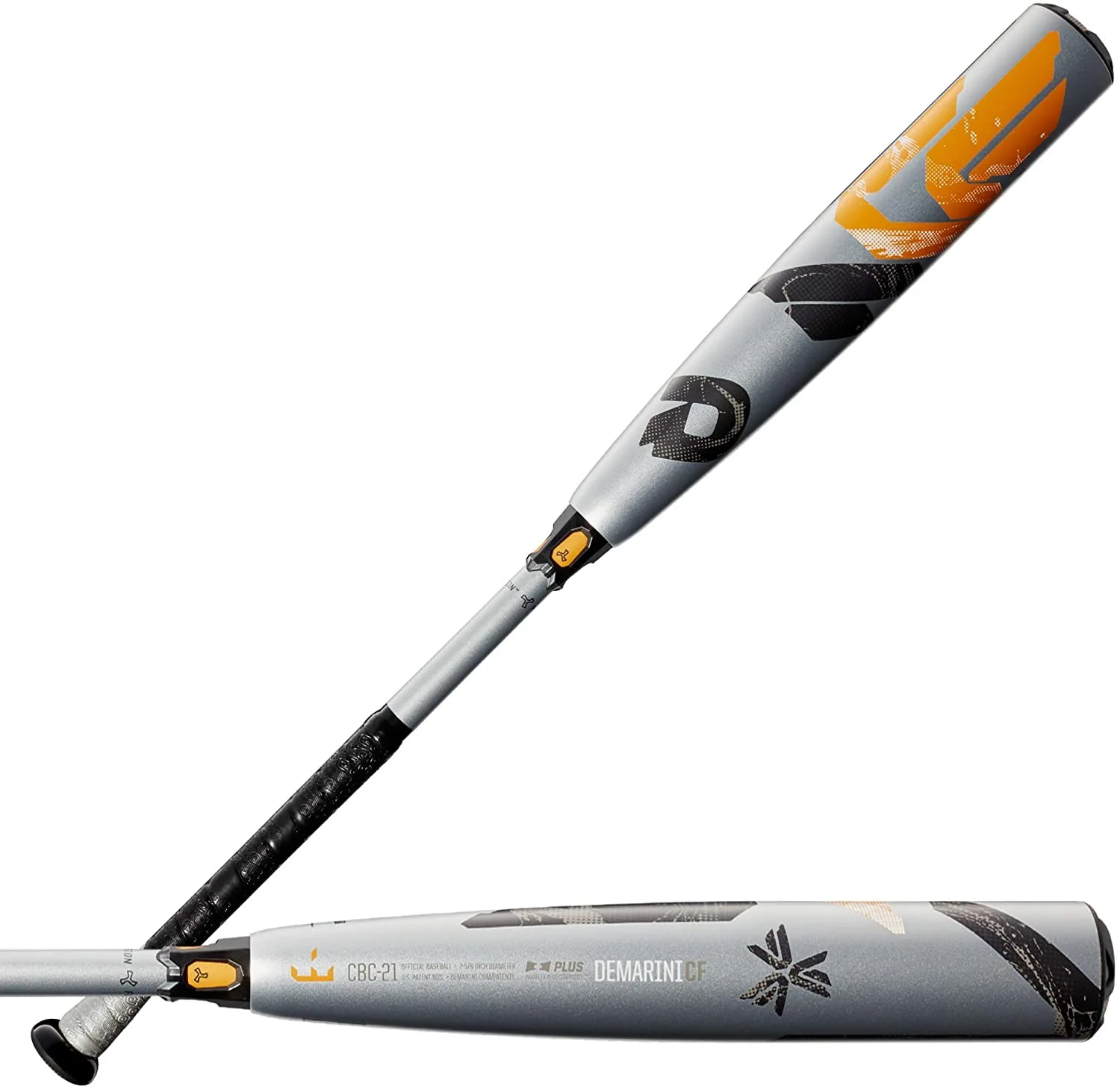 New DeMarini CBC-21 CF Zen BBCOR Baseball Bat 2 5/8" 2021 Silver/Black/Gold 1 New DeMarini CBC-21 CF Zen BBCOR Baseball Bat 2 5/8" 2021 Silver/Black/Gold