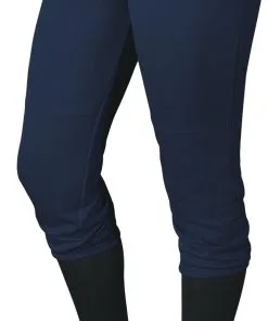 New DeMarini Girl's Sleek Pull Up Pant Softball Large Navy Drawcord