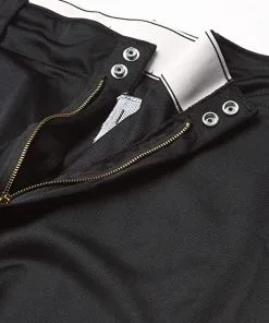 New DeMarini Men's Classic Fit Baseball Pant Large Black 2 Button Closure