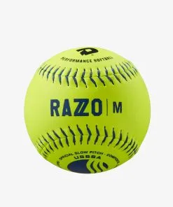 DEMARINI RAZZO 12" Classic M USSSA Slowpitch Softballs (Dozen): WTDRZMC12UB