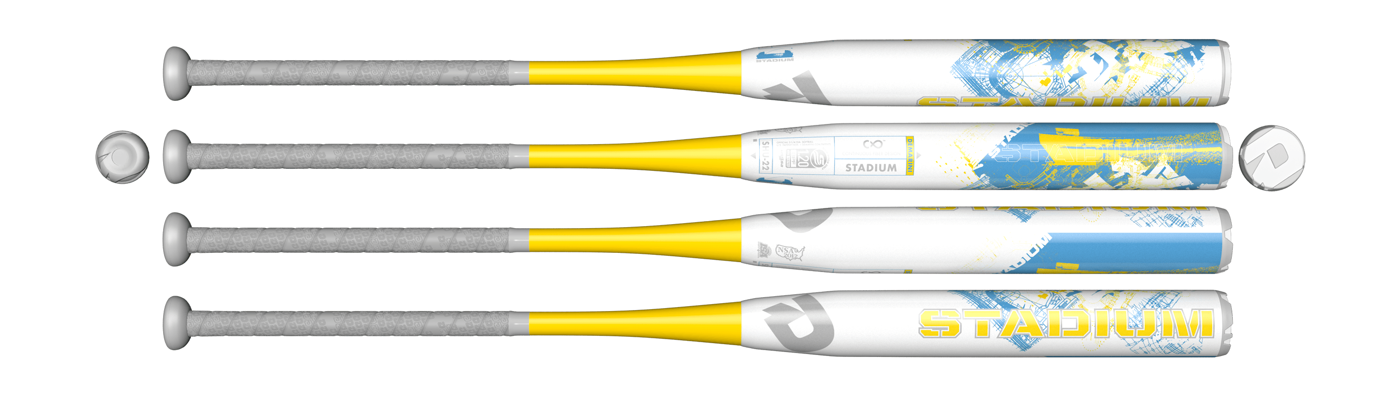 2022 DeMarini Stadium 12" USSSA Slowpitch Softball Bat: WTDXSHU-22 2 2022 DeMarini Stadium 12" USSSA Slowpitch Softball Bat: WTDXSHU-22 - Image 2