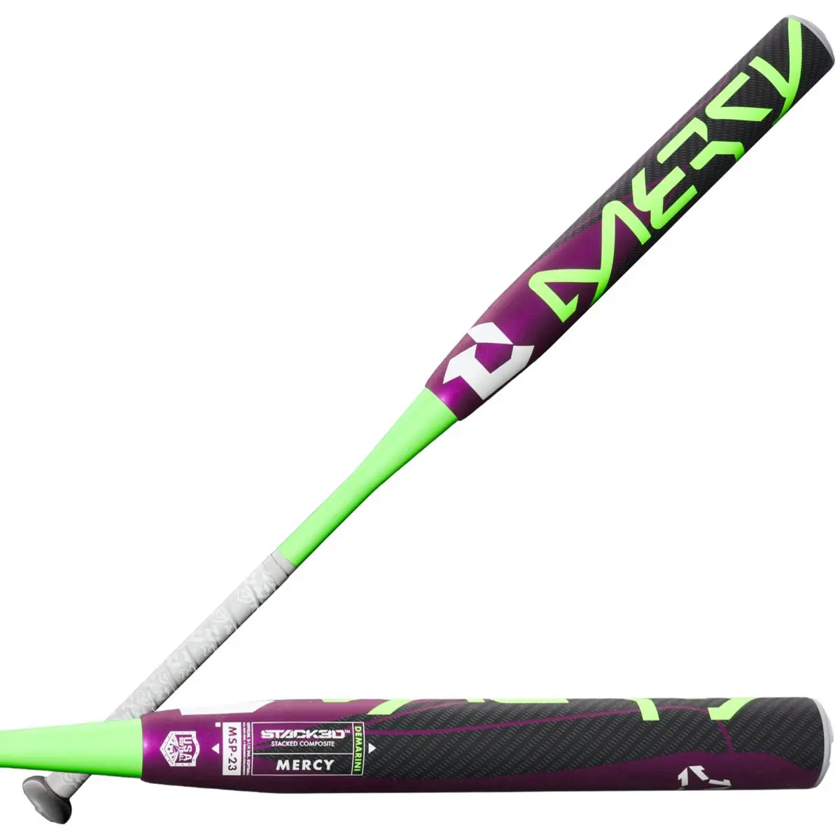2023 DeMarini Mercy USA/ASA 13" Slowpitch Softball Bat: WTDXMSP-23 2 2023 DeMarini Mercy USA/ASA 13" Slowpitch Softball Bat: WTDXMSP-23 - Image 2