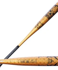 2023 DeMarini Voodoo One Gold BBCOR (-3) Baseball Bat: WBD2352010 -Baseball Shop WBD2352010 8 DeMarini Voodoo One GD.png.cq5dam.web .1200.1200