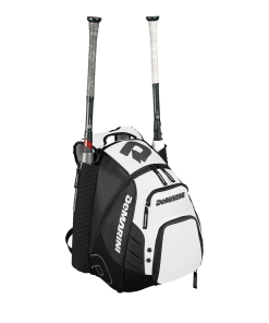 DeMarini VooDoo Rebirth Equipment Backpack (Multiple Colors): WTD9105 34 DeMarini VooDoo Rebirth Equipment Backpack (Multiple Colors): WTD9105 -Baseball Shop WTD9105TW Voodoo Rebirth Backpack White Bats