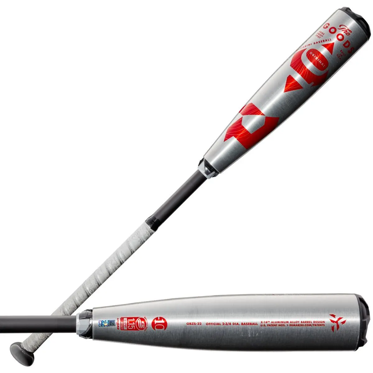 2022 DeMarini The Goods (-10) USSSA Baseball Bat: WTDXGBZ-22 2 2022 DeMarini The Goods (-10) USSSA Baseball Bat: WTDXGBZ-22 - Image 2