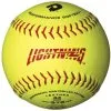 New DeMarini Lightning ASA Series Slowpitch Leather Softball 1 Dozen 11" Yellow/