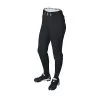 New DeMarini Women's Standard Fierce Belted Pant Softball Small Black