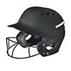 New Other DeMarini Paradox Fitted Pro Batting Helmet With Face Mask Charcoal, Lg