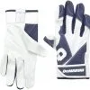 New Other DeMarini Youth Phantom Batting Gloves Medium Blue & White