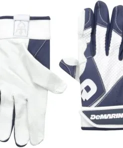 New Other DeMarini Youth Phantom Batting Gloves Medium Blue & White
