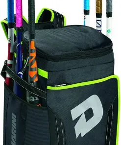 New DeMarini Special Ops Backpack Charcoal/Gray 12"x 14.5"x 21.5"